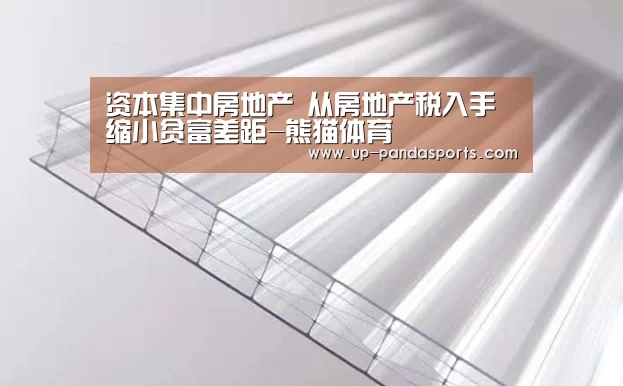 资本集中房地产 从房地产税入手缩小贫富差距-熊猫体育(图1) 熊猫